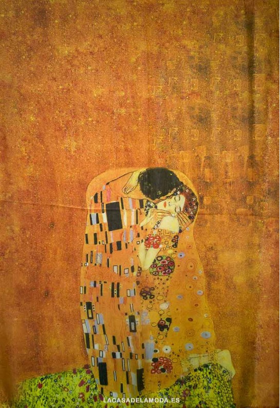 Pañuelo seda Gustav Klimt El Beso